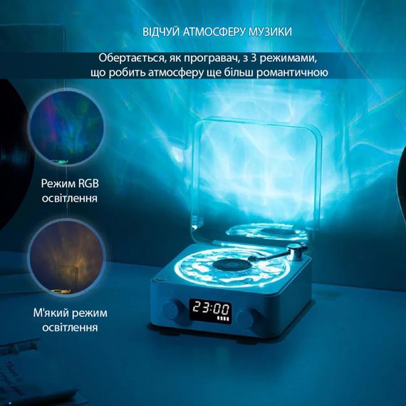 Бездротова музична колонка з годинником XPRO акустика Bluetooth 5 Вт (47179-_465) | Зображення 4