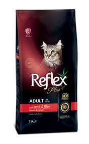 Корм Reflex Plus Cat Adult Lamb & Rice сухий з ягнятком для дорослих котів 15 кг