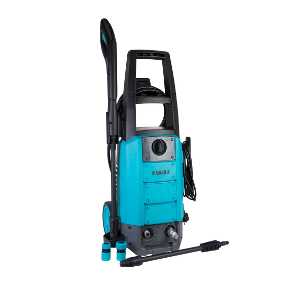 Мийка високого тиску 2000W 150 бар 7,2л/хв 5,5 м + турбонасадка SIGMA