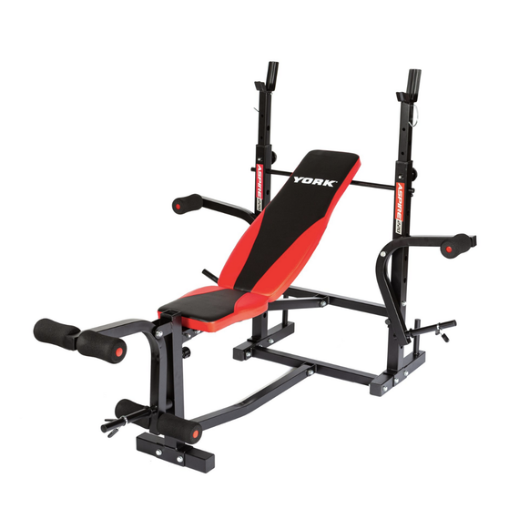 Лавка для жиму York Fitness ASPIRE 220 з стійкою для штанги та партою Скотта | Зображення 2