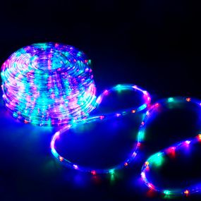 Гирлянда дюралайт уличная LED RGB 220V 4.4W SMD5050 MULTI IP44 (BY-015/4)