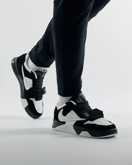 Кроссовки  Air Jordan x Travis Scott “Cut The Check” Black White , Вьетнам A1399 44 28 | Зображення 3