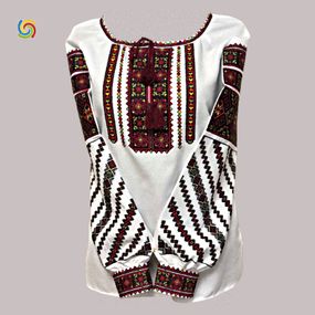 Рубашка Украинская вышиванка  44429073 цвет белый размер L