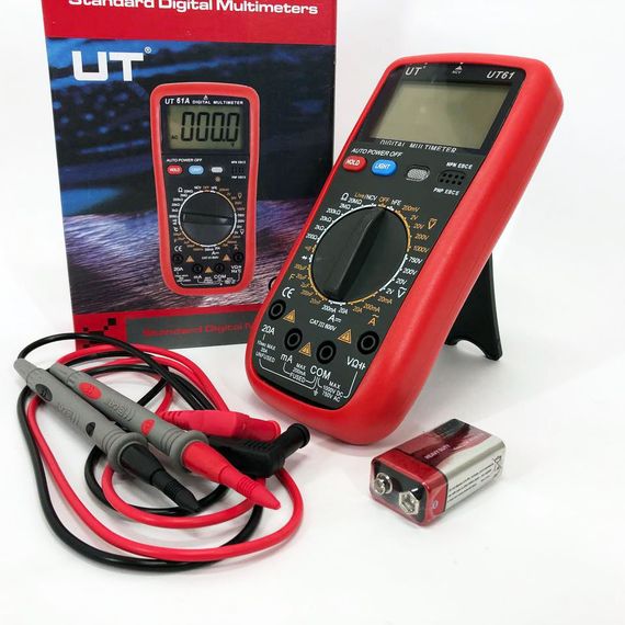 Электронный мультиметр Digital UT61, Тестер профессиональный, Мультиметр IN-170 тестер вольтметр | Зображення 1