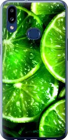 Чохол на Samsung Galaxy A10s A107F Зелені часточки лимона "852u-1776-2448"