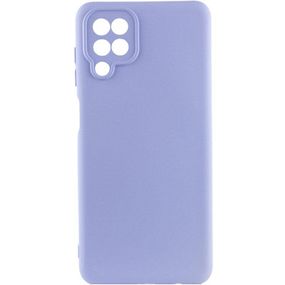 Чохол Silicone Cover Ummi Lakshmi Full Camera (AA) для Samsung Galaxy A12 Бузковий / Dasheen