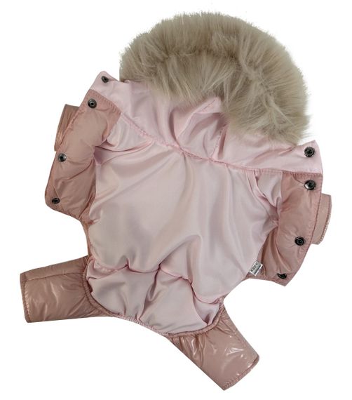 Зимовий комбінезон лакований рожевий A-80 | Зображення 3