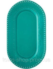 Блюдо овальное Bordallo Pinheiro Fantasia 45х26см Бирюза TR-65004646