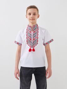 Сорочка вишиванка для хлопчика Козачок МАКСИМ 122 см Червоний shop (2000999401794)