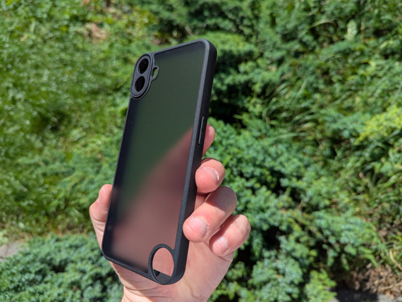 Чехол Wlons Hybrid противоударный PC+TPU для Nothing Phone CMF1  Матовый Черный | Зображення 3