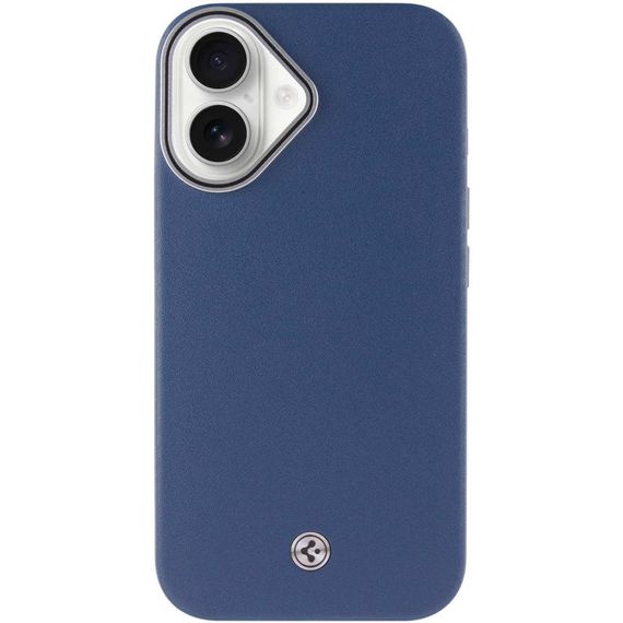 Чехол SGP PC+Leather with MagSafe для Apple iPhone 16 Plus (6.7") Blue | Зображення 1