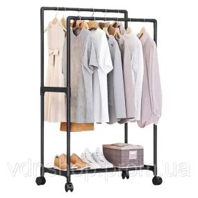 Стійка-вішалка на колесах для речей та взуття (YH9918-1)