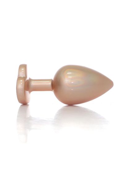 Анальна пробка - Jewellery Pearl Gold Heart Plug Clear L | Зображення 1