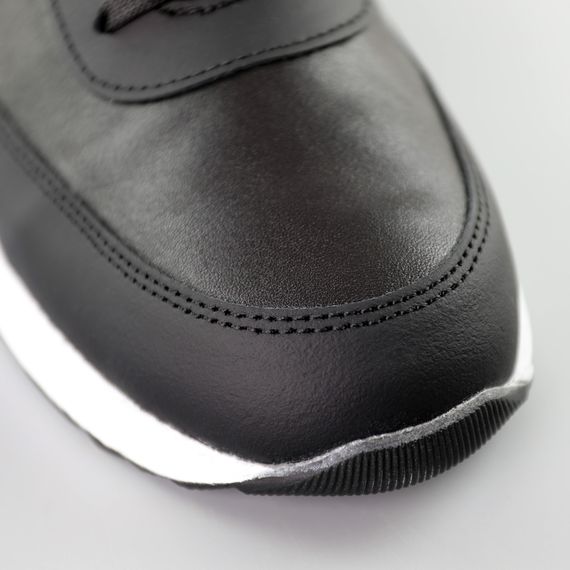 Кросівки чоловічі шкіряні великі розміри 591506 Чорні 46 47 48 | Зображення 3