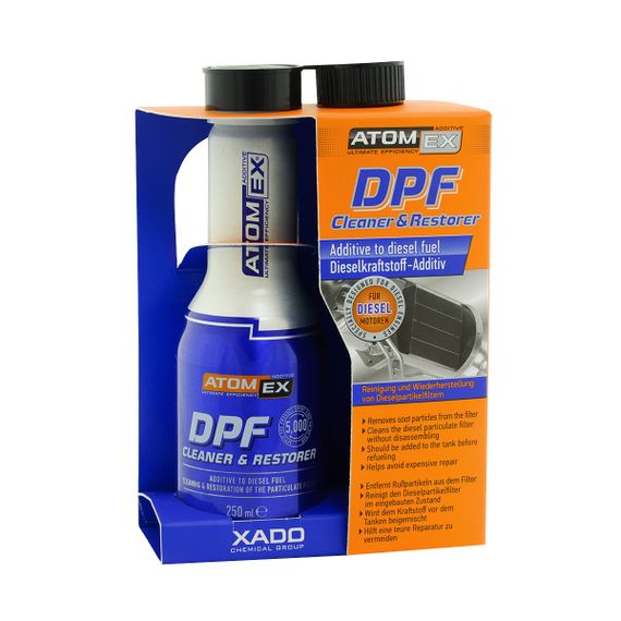 Очисник сажового фільтра Atomex DPF Cleaner (250 мл)