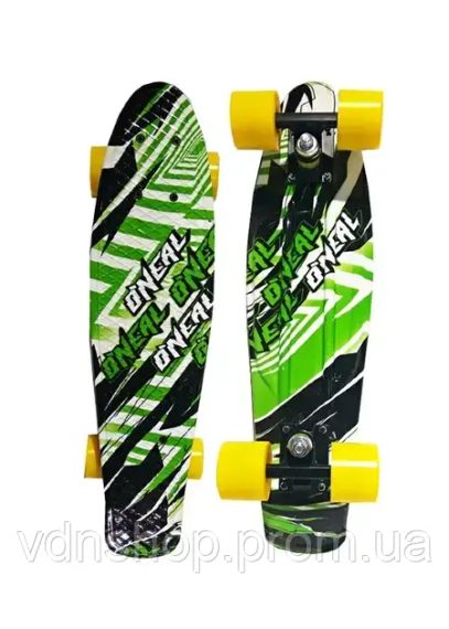 Пенні борд скейтборд Penny Board Fish Skateboards 22" ABEC-7 з колесами, що світяться | Зображення 2
