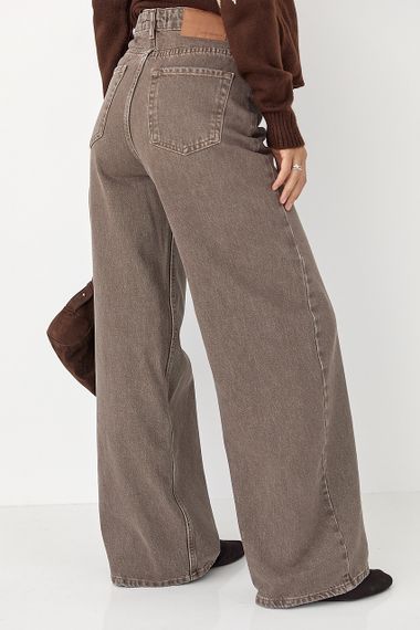 Шоколадні жіночі джинси - коричневий цвет, 29р (є розміри) | Зображення 1