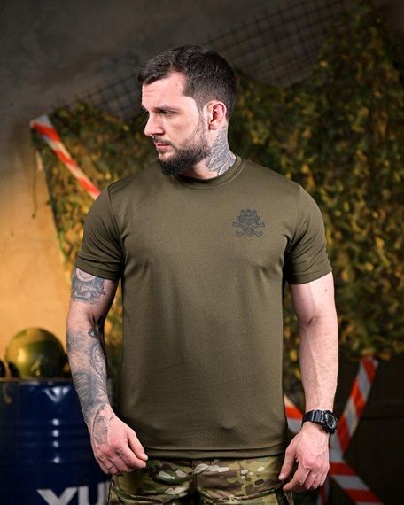 Тактична потоотводна футболка Трон oliva ПП7631 | Зображення 1