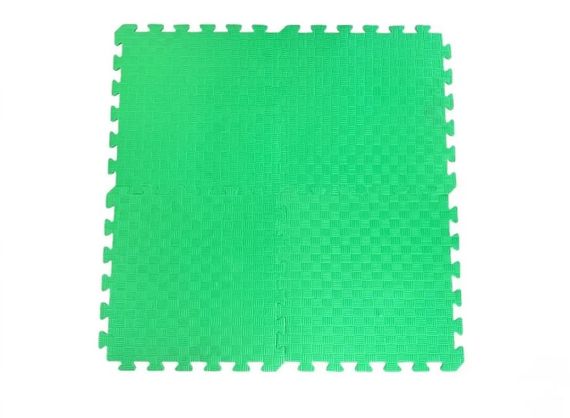 Мат-пазл (ластівчин хвіст) Sanstore EVA 50 x 50 x 1 см зелений 2172759216 | Зображення 1