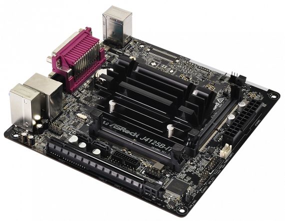 Материнська плата ASRock J4125B-ITX CPU Quad-Core (2.7Hz) 2xDDR4 HDMI D-Sub mITX (J4125B-ITX) | Зображення 3