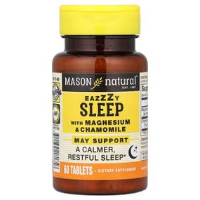 Комплекс для сна Mason Natural Eazzzy sleep with Magnesium & Chamomile 60 Tabs