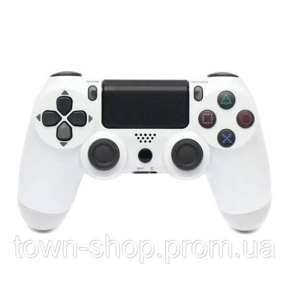 Джойстик DOUBLESHOCK для PS 4, игровой беспроводной геймпад PS4/PC аккумуляторный джойстик. Цвет: белый | Зображення 2