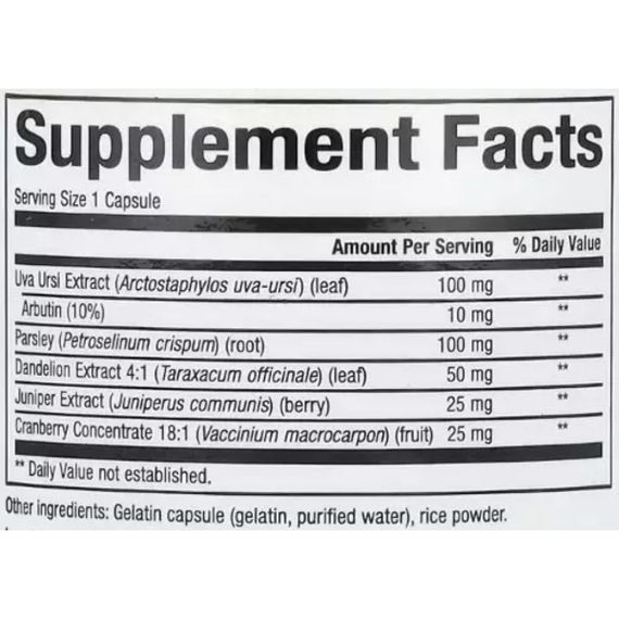 Урологічний препарат Natural Factors Herbal Factors Urinary Flow Formula 90 Caps | Зображення 1