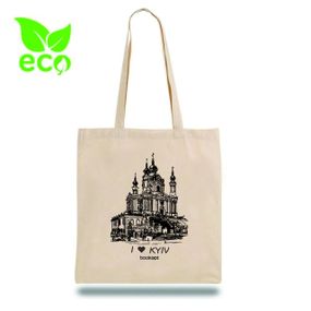 Екошопер BookOpt BK4016 I Love Kyiv бежевий