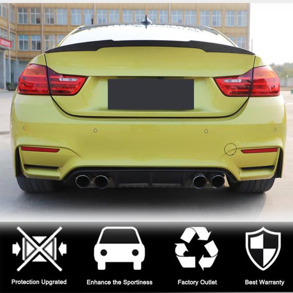 Спойлер M4-Style V4 (для F82, Карбон) для BMW 4 серія F-32 2012-2020 рр | Зображення 2