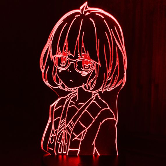 Акриловий світильник-нічник Мірай Куріяма червоний tty-n001649