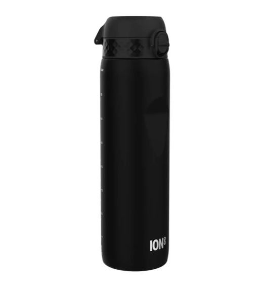 Пляшка для води ION8 1000 мл (ЕКО пляшка) BPA Free Black (I8RF1000BLK)