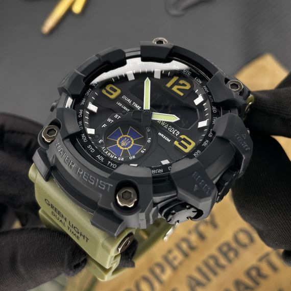 Чоловічий годинник Awarder 004 СБУ Army Green-Black | Зображення 5