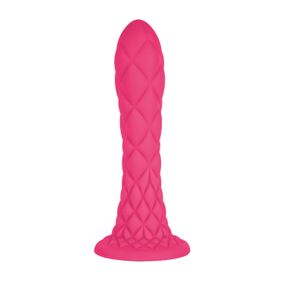 Фалоімітатор SilexD Fantasy Liquid Silicone Dreamy 7in Purple, Рожевий