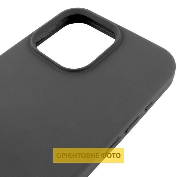 Чехол Silicone Case (AA) Logo with MagSafe для Apple iPhone 17 Pro (6.3") Серый / Dark Gray | Зображення 3