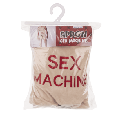 Кухонный фартук с плюшевым пенисом 52 см Sex Machine sexstyle | Зображення 1