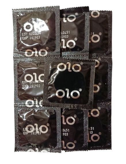 Ароматизовані ультратонкі презервативи з гіалуроновою кислотою та пролонгуючим ефектом OLO - Long Love, 10 шт sexstyle | Зображення 1