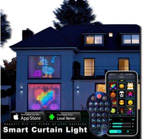 Гірлянда-штора з управлінням через APP, Bluetooth та USB XPRO SFK-08 3*2