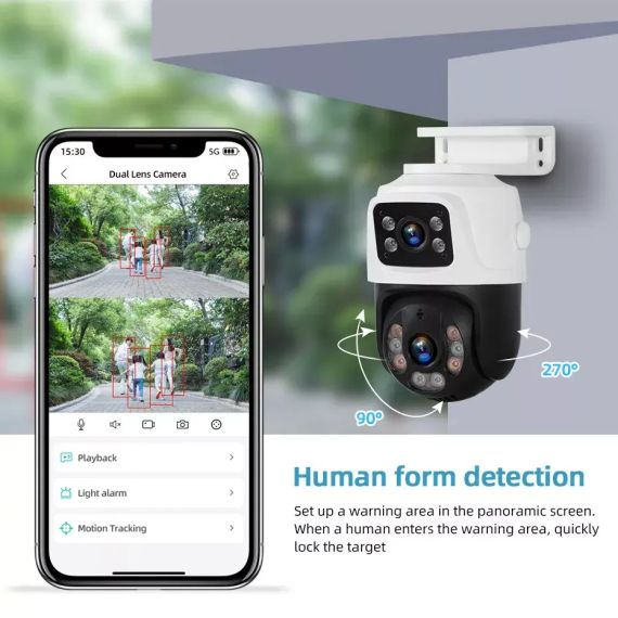 Комплект видеонаблюдения проводной с просмотром через 3G сеть DVR KIT 4ch металл HD набор на 4 камеры с регистратором | Зображення 4