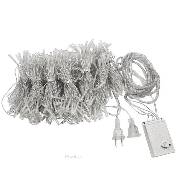 Світлодіодна гірлянда-штора Сіточка 2х2м, 240 LED, білий теплий XPRO (234564364_429)