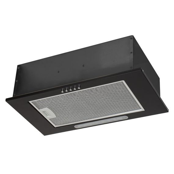 Вбудована кухонна витяжка VENTOLUX BOX 60 BK (650) PB чорна | Зображення 1