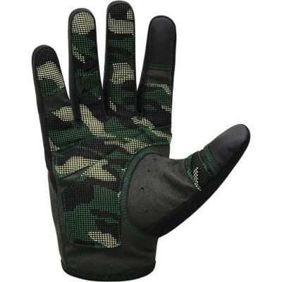 Перчатки для фитнеса RDX T2 Touch Screen Friendly Full Fingerf Army Green M (WGA-T2FA-M) | Зображення 1
