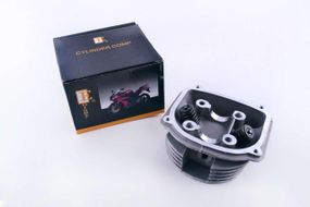 Головка цилиндра   4T GY6 150   (голая, +клапаны)   (TM)   EVO