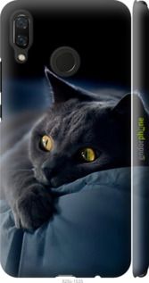Чохол на Huawei Nova 3 Димчастий кіт "825m-1535-2448"