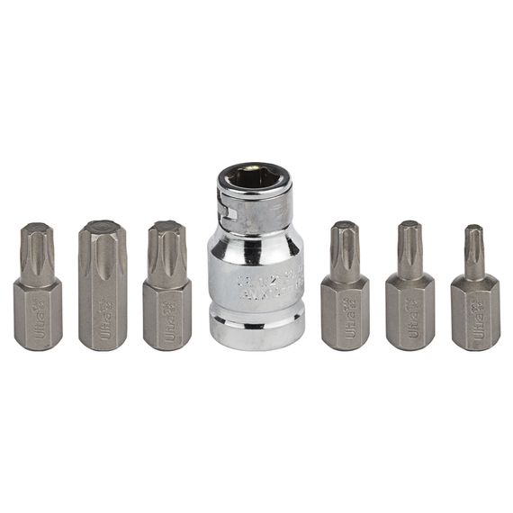 Набір біт Ultra TORX 10мм 7шт S2 (пласт кейс) 4016902 | Зображення 2