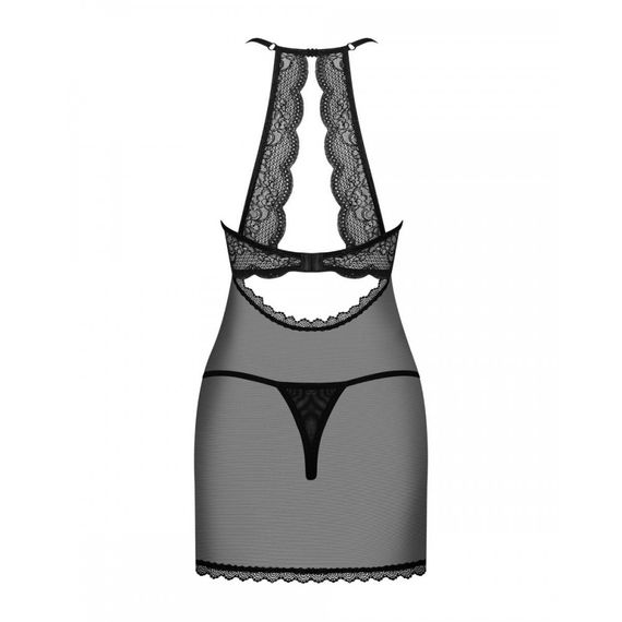 Пеньюар Obsessive Pearlove та стрінги S/M | Зображення 4