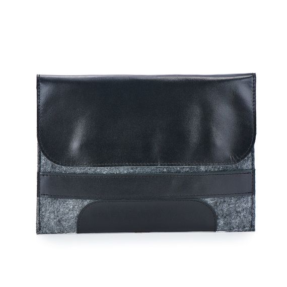 Шкіряний чохол для ноутбука Skin and Skin Holder 15.6 Чорний (LC10BL-15)