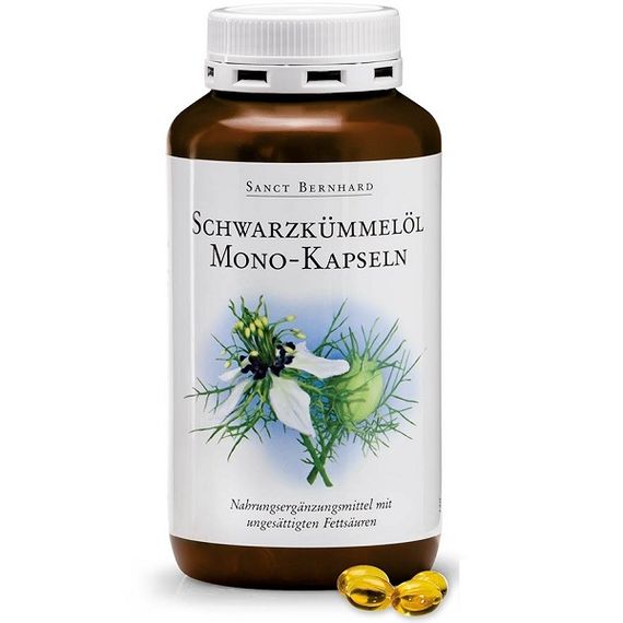 Омега 3-6-9 Sanct Bernhard Schwarzkümmelöl 500 mg 400 Caps
