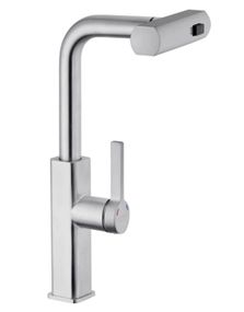 Змішувач для кухні з висувним виливом Kroner KRP Edelstahl Klassisch - ESG03918 (CV032498)