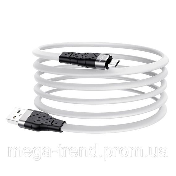 Кабель Hoco Micro USB Angel silicone charging data cable X53 |1m, 2.4A| | Зображення 3
