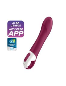 Смарт вібратор точки G Satisfyer Big Heat з функцією підігріву Sex Aura